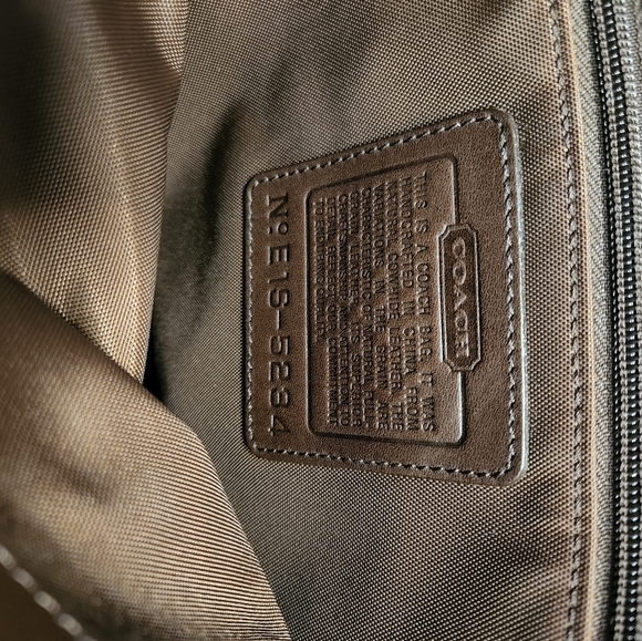 Coach MTO Courier Leather Messenger bag - Picture 8 of 9